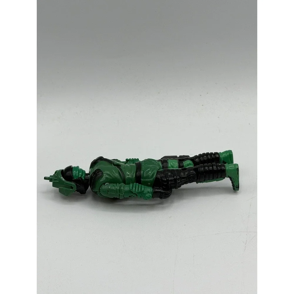 Vintage 1989 GI Joe COBRA NIGHT-VIPER v1 Action Figure Orange Funskool Backpack